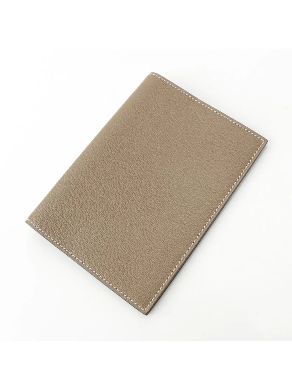 Hermes Agenda GM Chevre Notebook Cover Etoupe